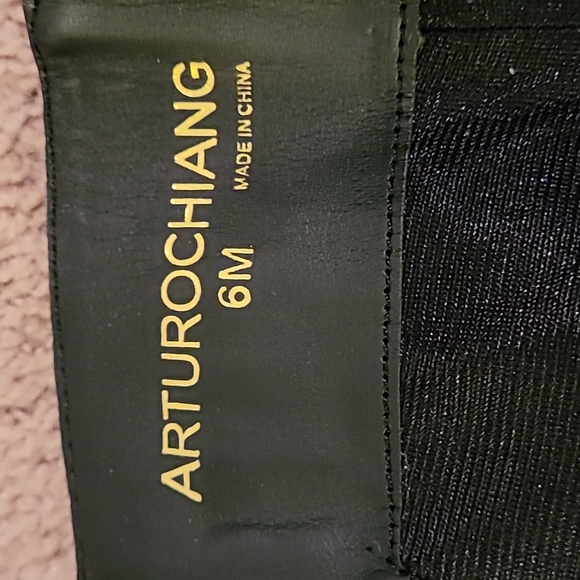 ARTURO CHIANG tall black leather boot. New without tags. Size 6 - Picture 12 of 14